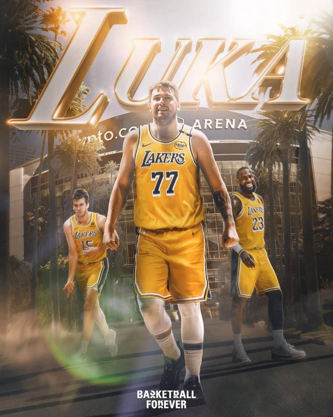 湖人球迷关注东契奇赛季后明显变瘦(东契奇发布nba)
